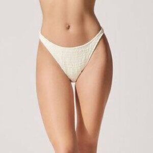 Solid & Striped Annabelle Pearl Ruched Bikini Bottom Size XS